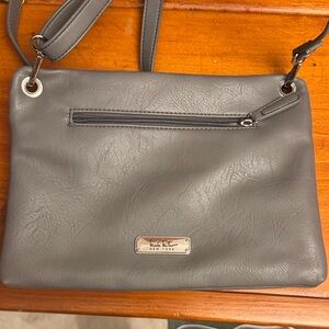NICOLE MILLER NWOT Gray Crossbody Bag